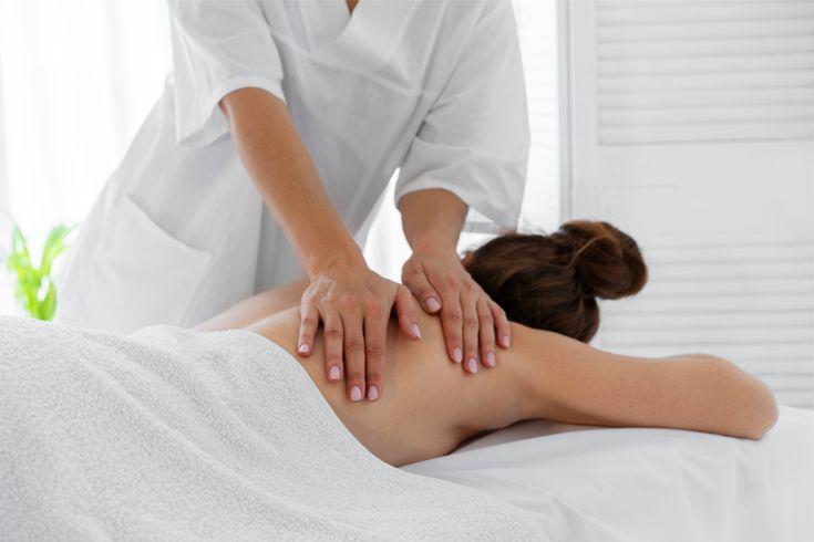 Back massage for tension and pain relief