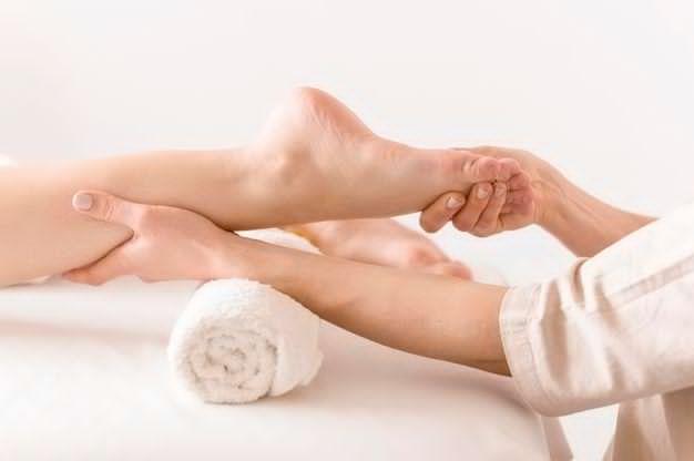 Foot massage for relaxation and circulation